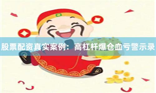 股票配资真实案例:高杠杆爆仓血亏警示录