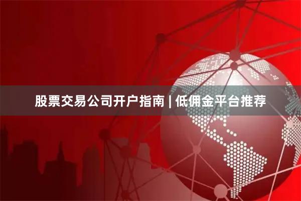 股票交易公司开户指南 | 低佣金平台推荐